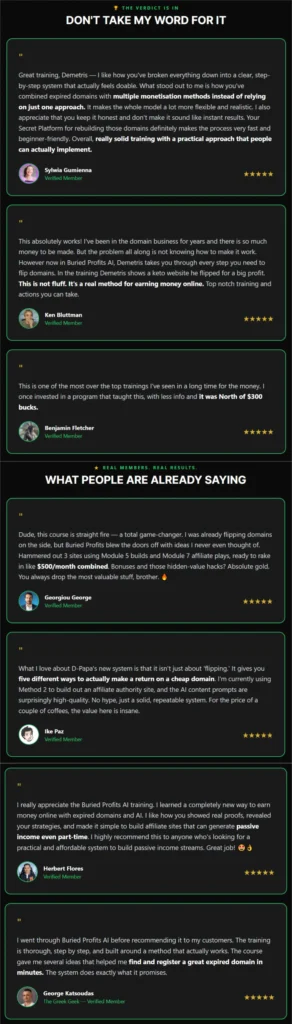 Buried Profits AI Review